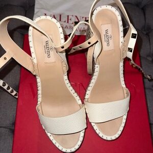 Valentino Ivory Sandals